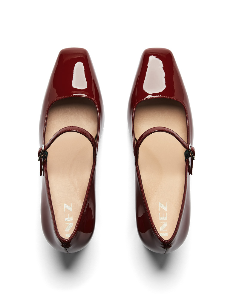 Inez Women's Celine - Burgundy Patent