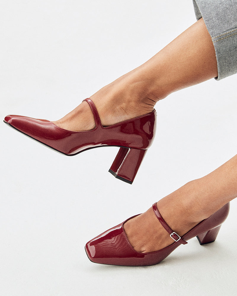 Inez Women's Celine - Burgundy Patent
