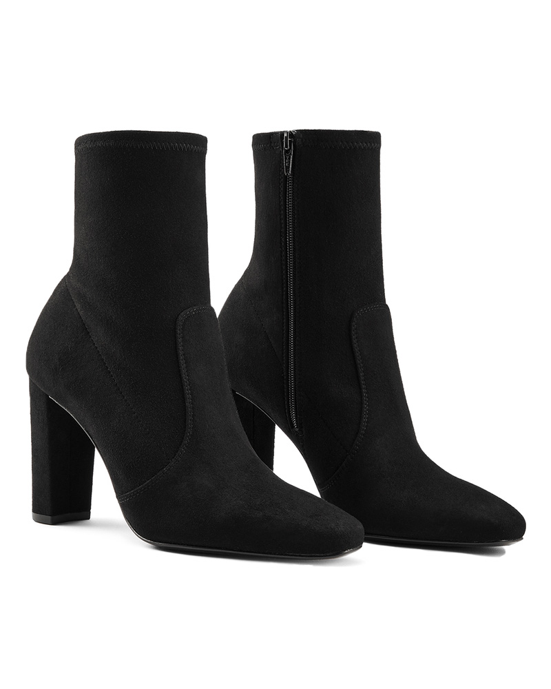 Inez Women's Paz 90 Stretch - Black Suede