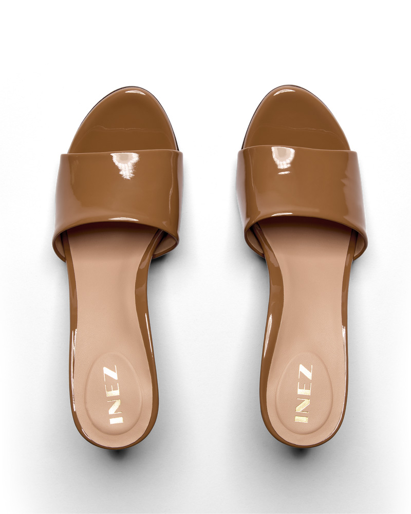 Inez Women's Carmen - Toffee Patent
