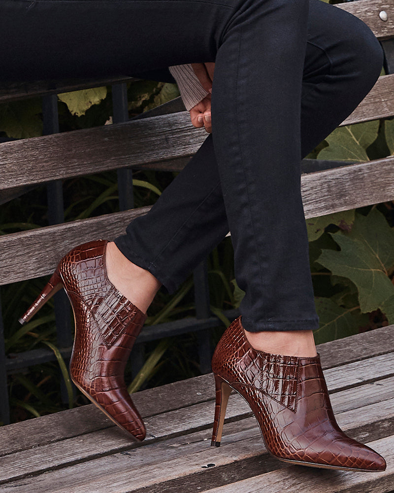 Inez Women's Marisol 90 - Cocoa Croco