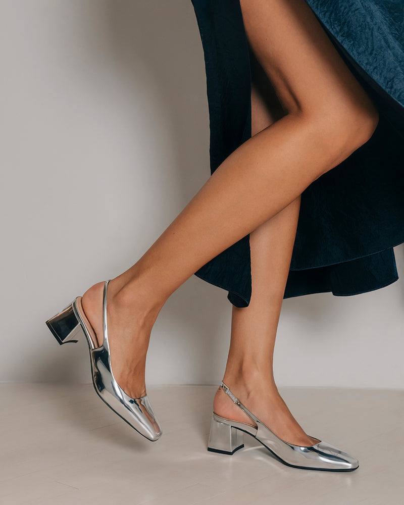 Inez Women's Coco - Silver Metallic