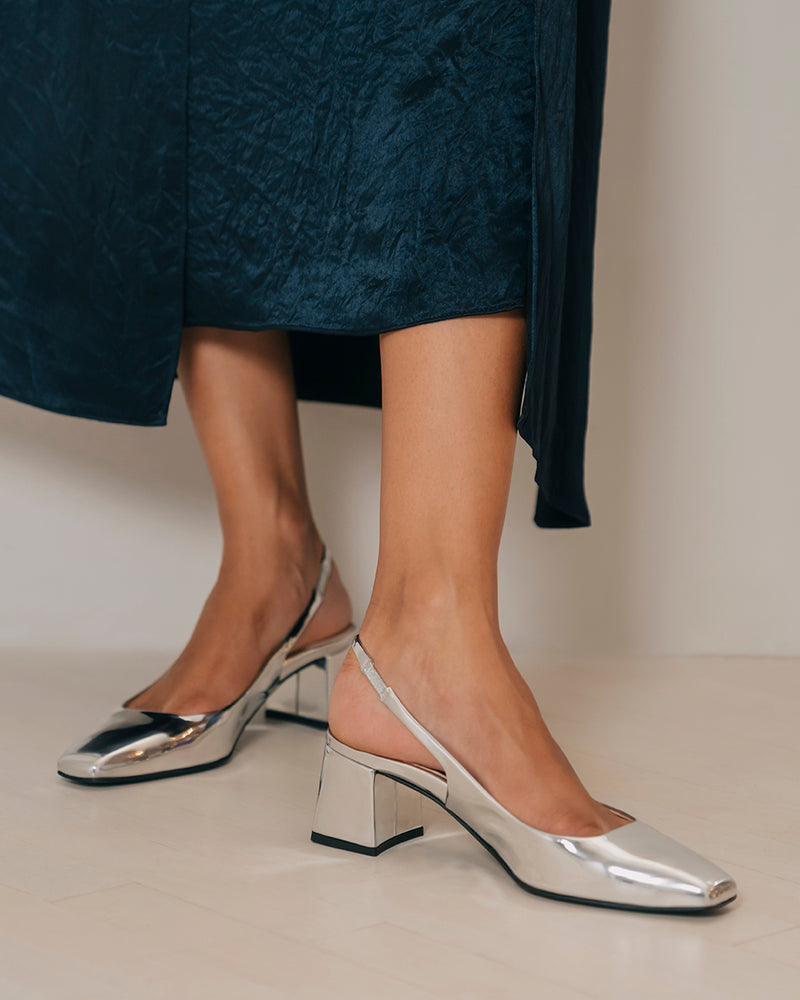 Inez Women's Coco - Silver Metallic