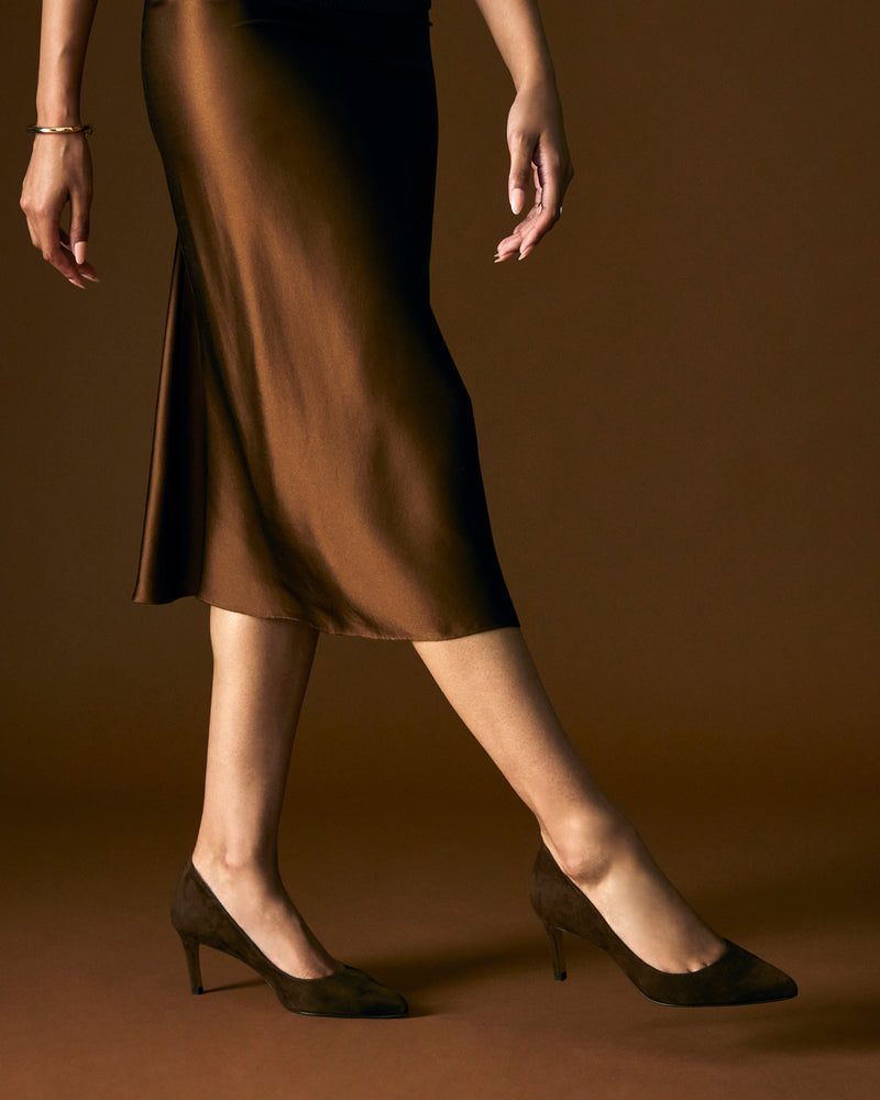 Inez Women's Lola - Chocolate Suede