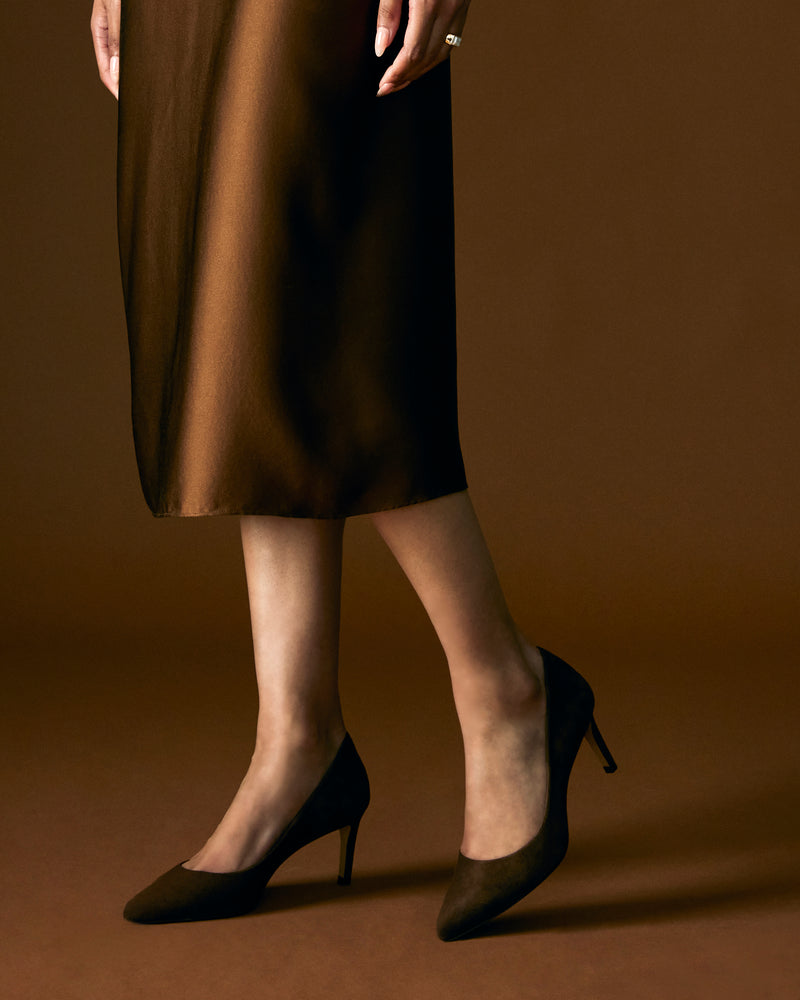 Inez Women's Lola - Chocolate Suede
