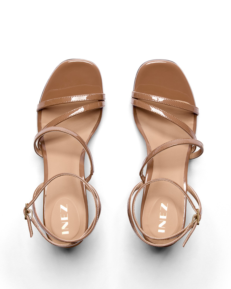 Inez Women's Sofia - Toffee Patent