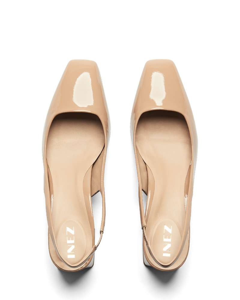 Inez Women's Coco - Tan Patent