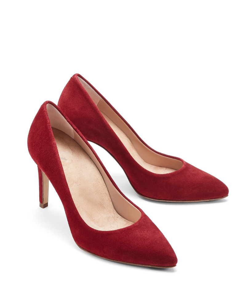 Inez Women's Alta - Deep Red Suede
