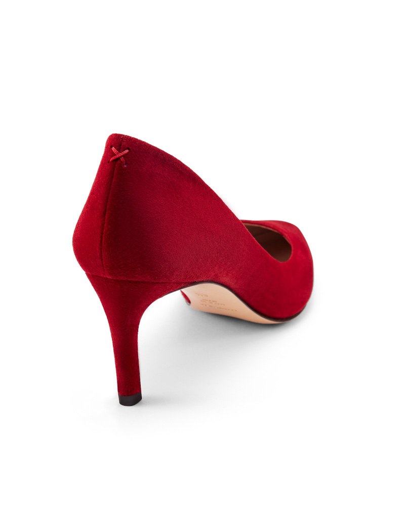 Inez Women's Lola - Deep Red Suede