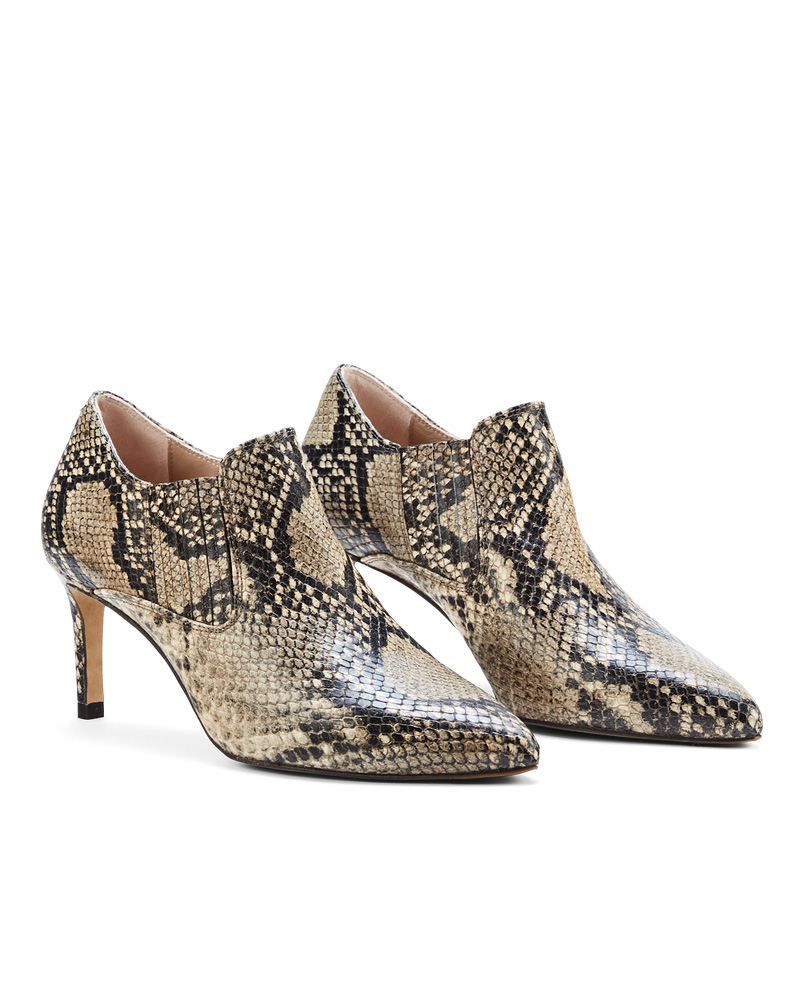 Inez Women's Marisol 70 - Natural Snake Emboss