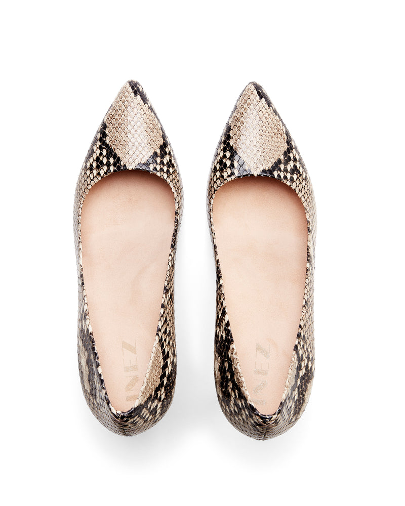 Inez Women's Alta - Natural Snake Emboss