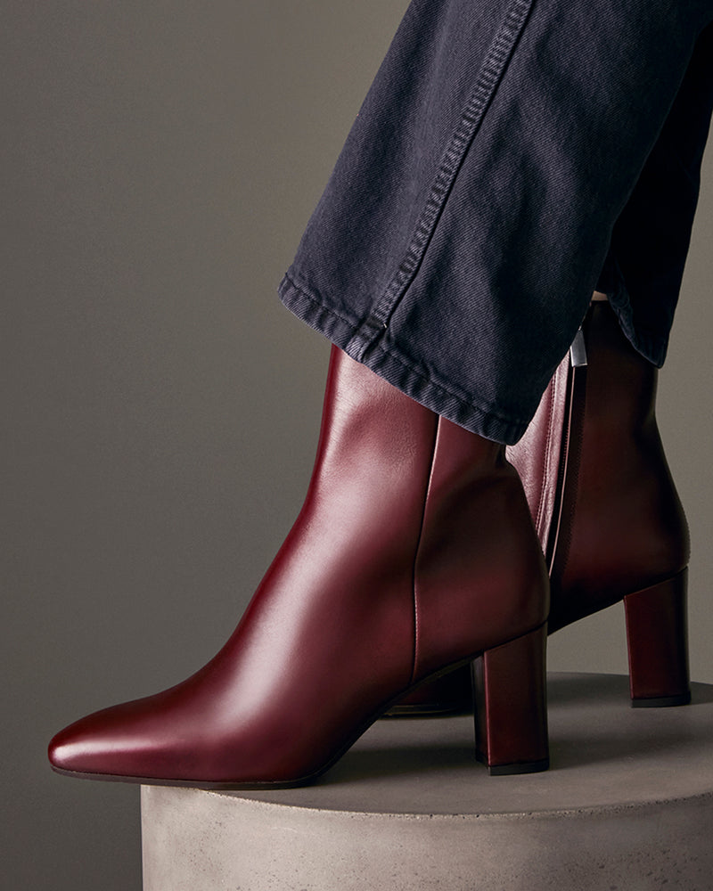 Inez Women's Paz 70 - Burgundy Calf